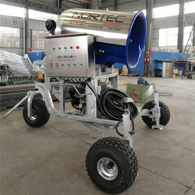 營口滑雪場造雪機 雙系統(tǒng)控制炮式造雪機設備